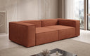 Canapé design Lesley 3 places en tissu texturé