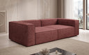 Canapé design Lesley 3 places en tissu texturé