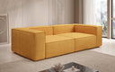 Canapé design Lesley 3 places en tissu texturé