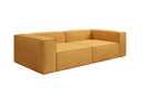 Canapé design Lesley 3 places en tissu texturé