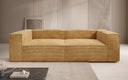 Designer Sofa Lesley 3-zits in Ribstof