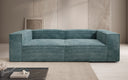 Designer Sofa Lesley 3-zits in Ribstof