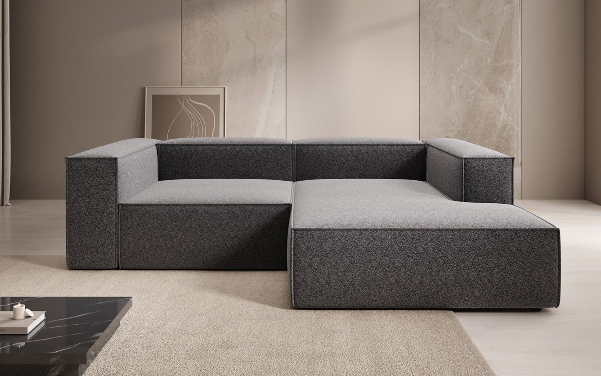 Designer Sofa Lesley L Mini in Strukturstoff