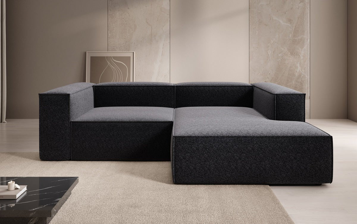 Designer Sofa Lesley L Mini in Strukturstoff