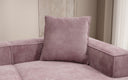 Decoratief Kussen Lesley 60x60 in Ribstof