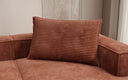 Coussin décoratif Lesley 45x80 en Côtelé