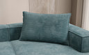 Coussin décoratif Lesley 45x80 en Côtelé