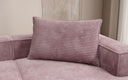 Coussin décoratif Lesley 45x80 en Côtelé