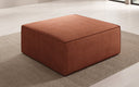Tabouret d’appoint Lesley en tissu texturé