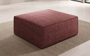 Tabouret d’appoint Lesley en tissu texturé