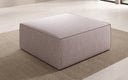 Tabouret d’appoint Lesley en tissu texturé
