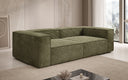 Designer Sofa Lesley 3-zits in Ribstof