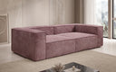 Designer Sofa Lesley 3-zits in Ribstof