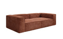 Designer Sofa Lesley 3-zits in Ribstof