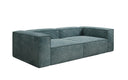 Designer Sofa Lesley 3-zits in Ribstof