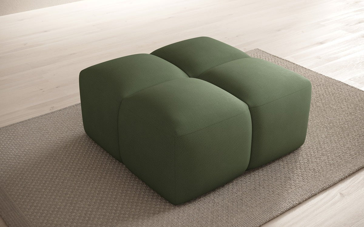 Beistellhocker Celly en Tissu