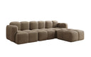 Canapé d’angle design Celly en Velours