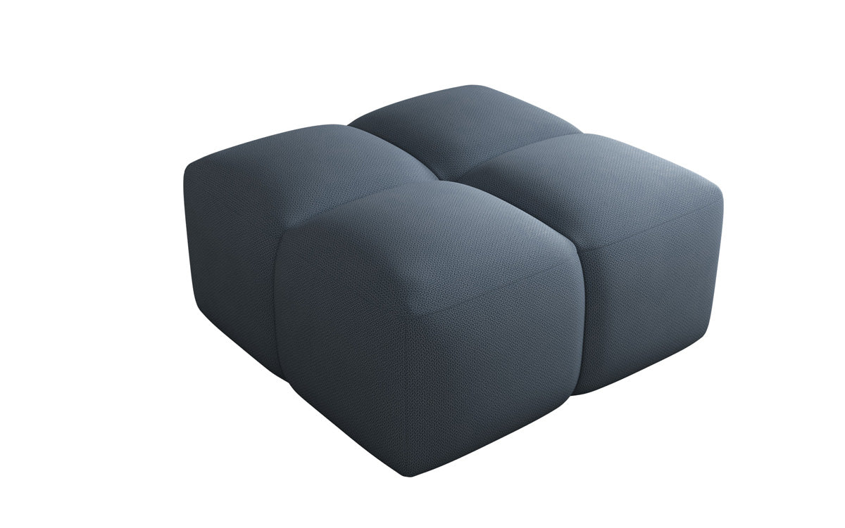 Beistellhocker Celly en Tissu