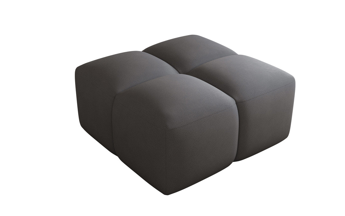 Beistellhocker Celly en Tissu