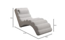 Chaise longue de designer Malina en Bouclé