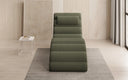 Chaise longue de designer Malina en Bouclé