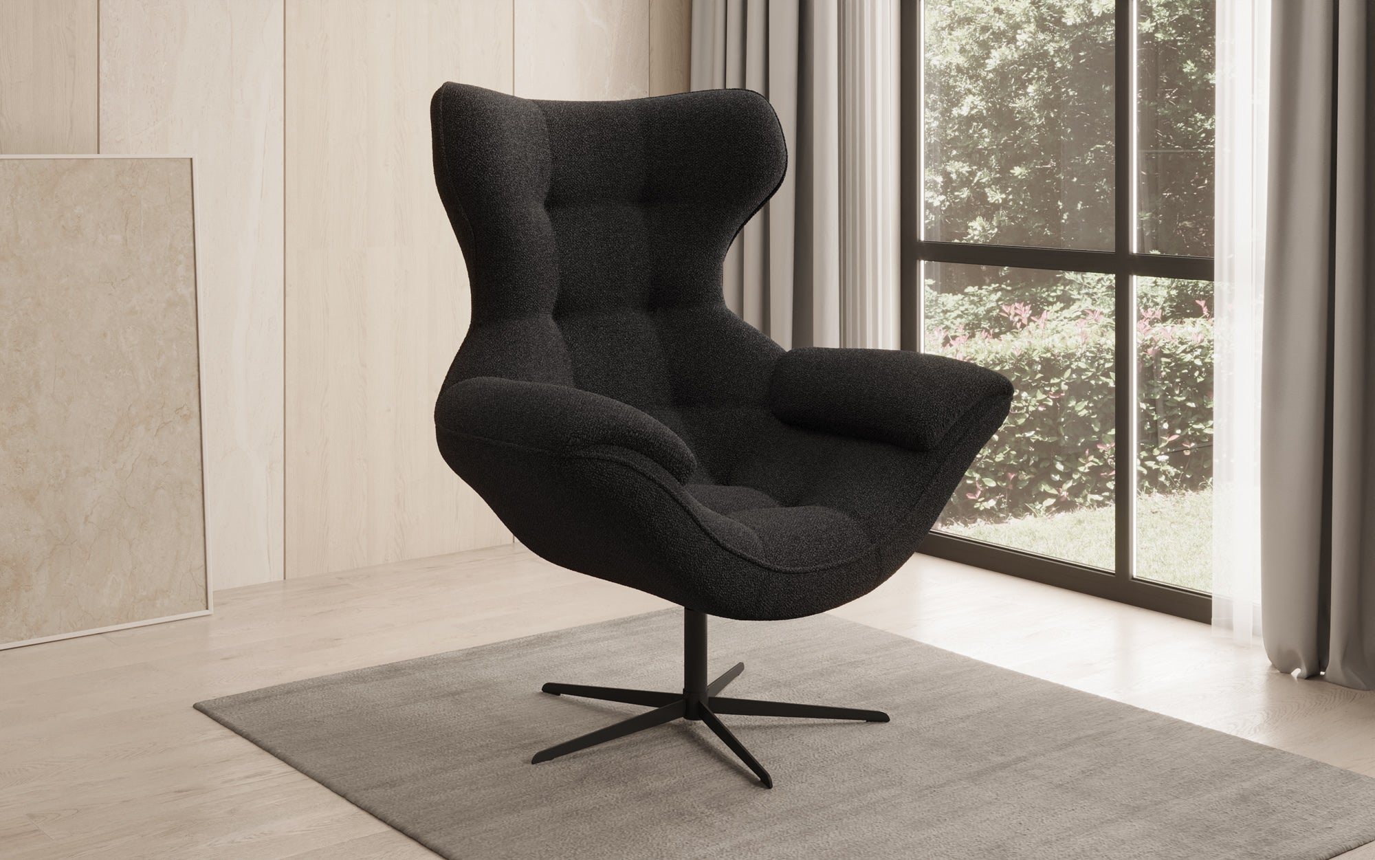 Designer Sofa-fauteuil Aurelio in Bouclé