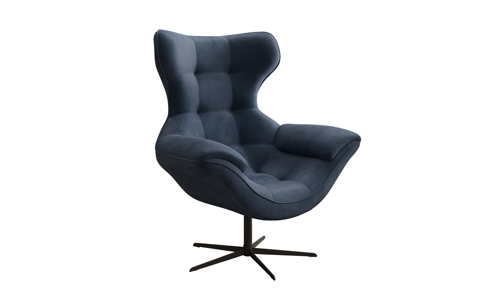 Designer Sofa-Sessel Aurelio in Fluweel