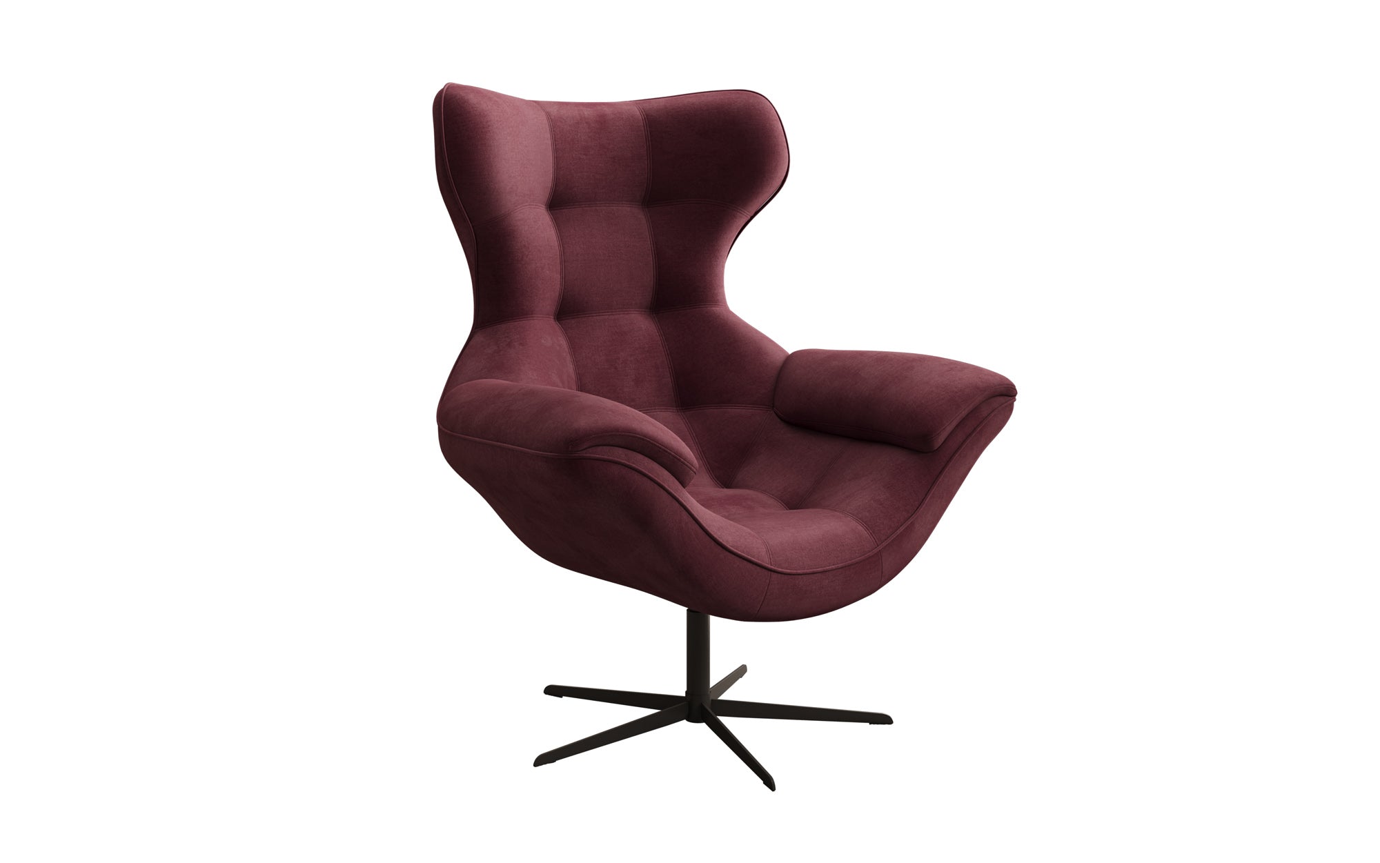 Designer Sofa-Sessel Aurelio in Fluweel