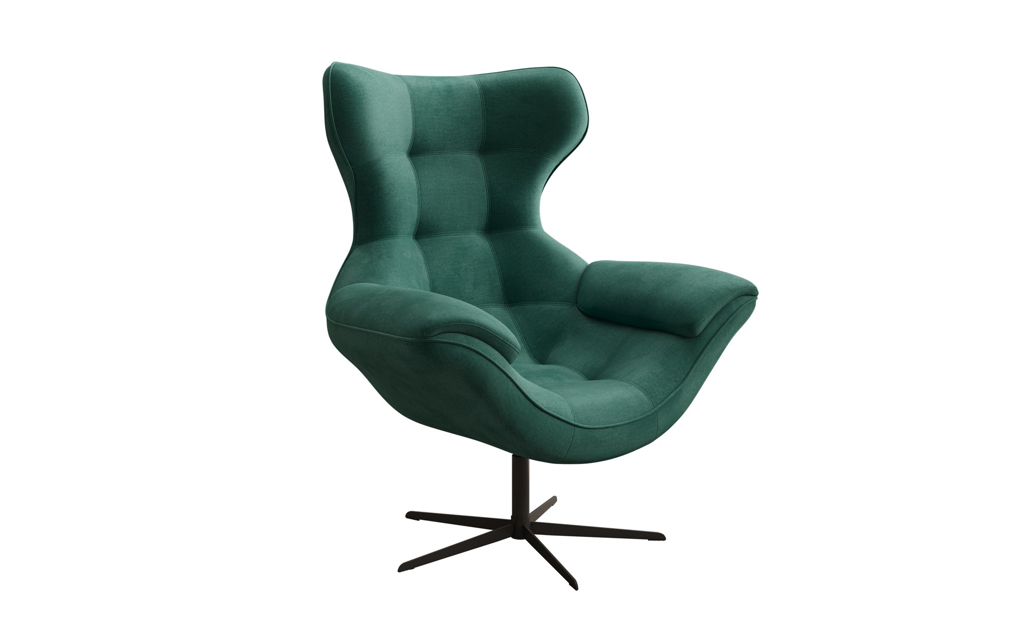 Designer Sofa-Sessel Aurelio in Fluweel