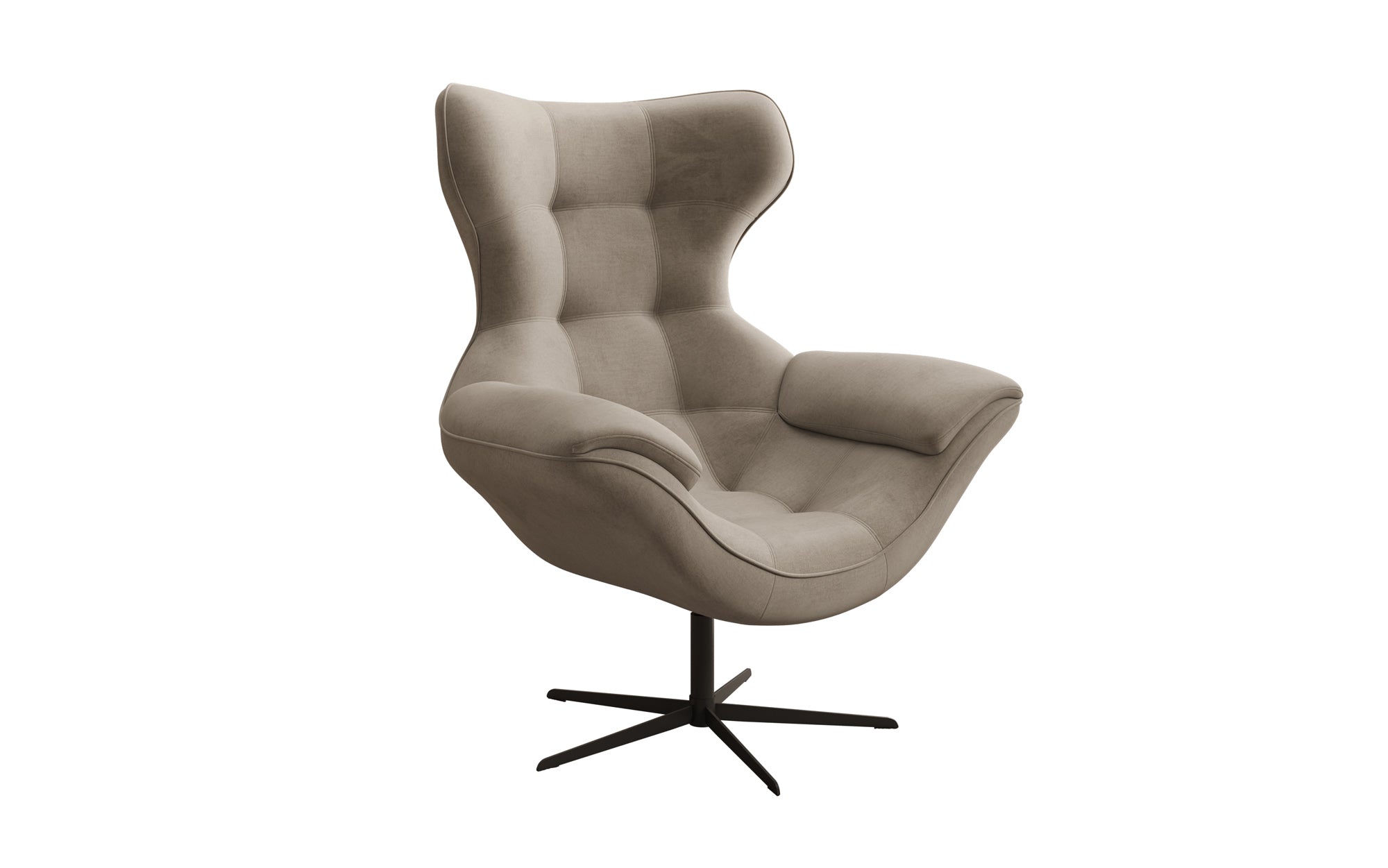 Designer Sofa-Sessel Aurelio in Fluweel