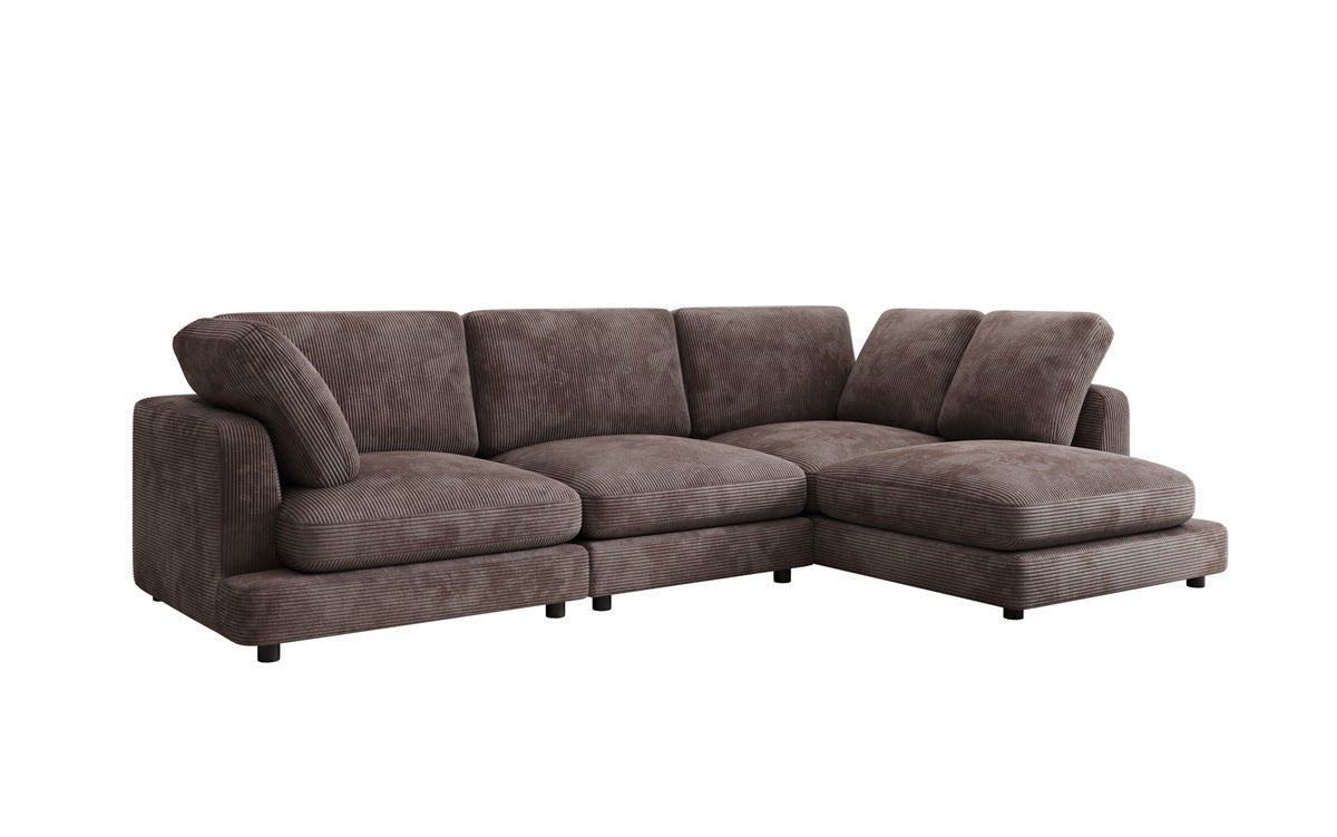 Designerbank Thalessa L in Ribstof