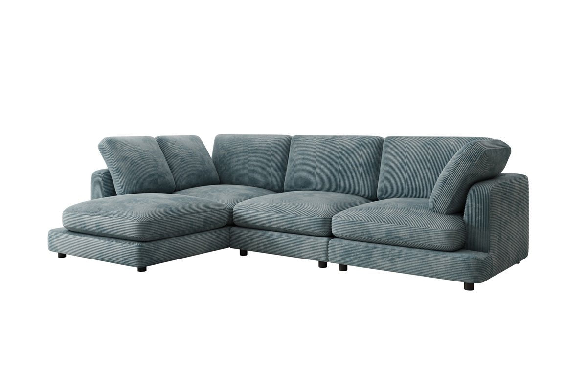 Designerbank Thalessa L in Ribstof