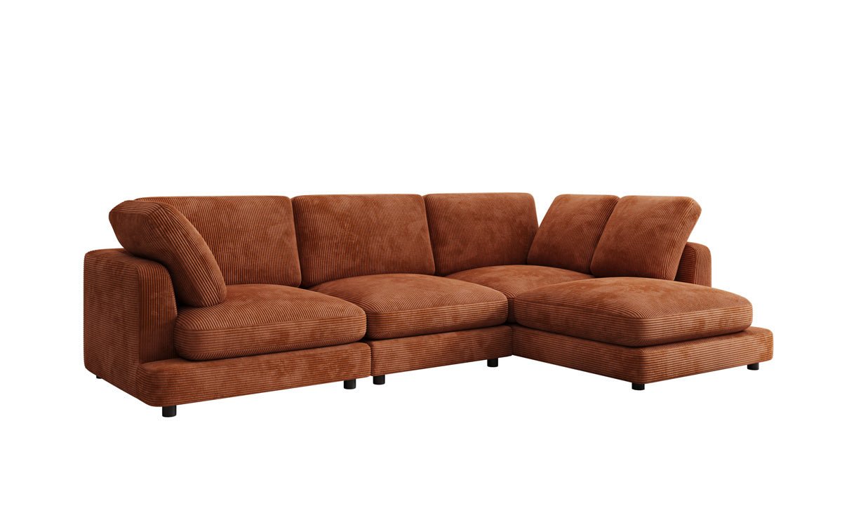 Designerbank Thalessa L in Ribstof