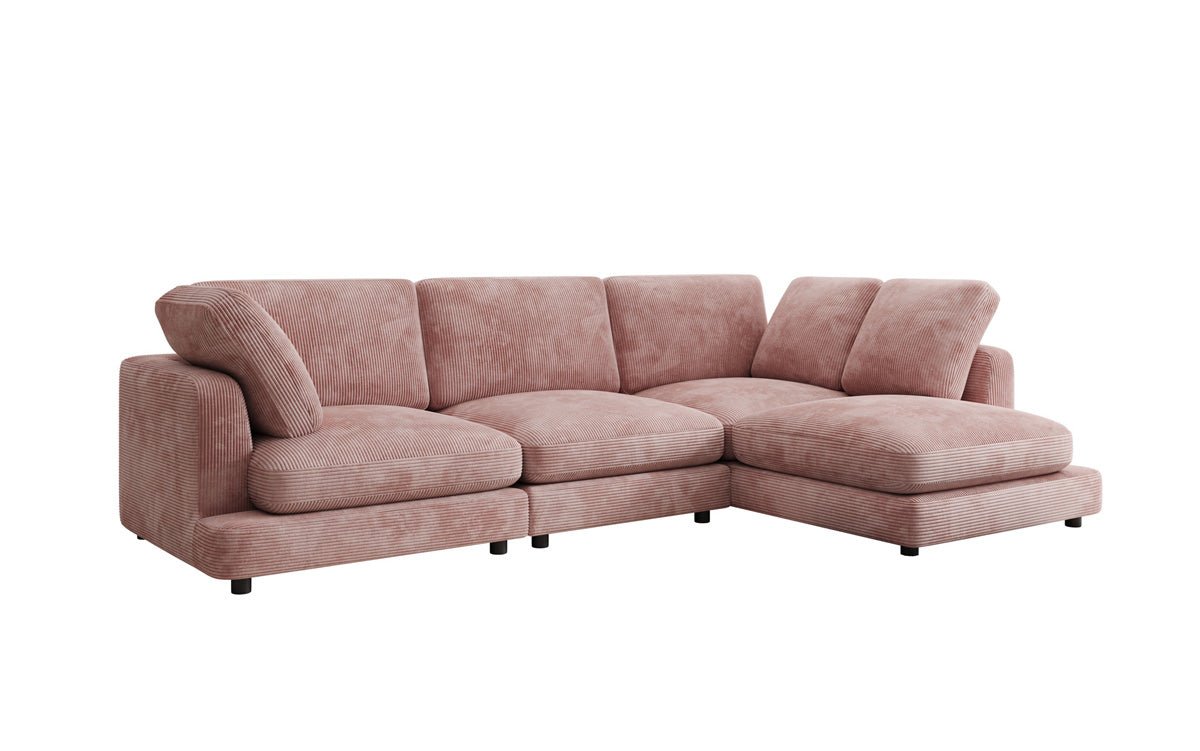 Designerbank Thalessa L in Ribstof