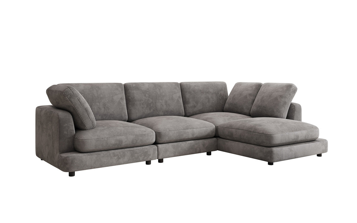 Designerbank Thalessa L in Ribstof
