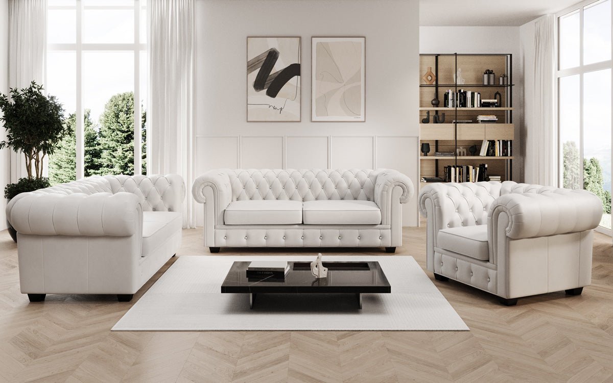 Chesterfield Royal 3+2+1 Bankstel in Echtleder