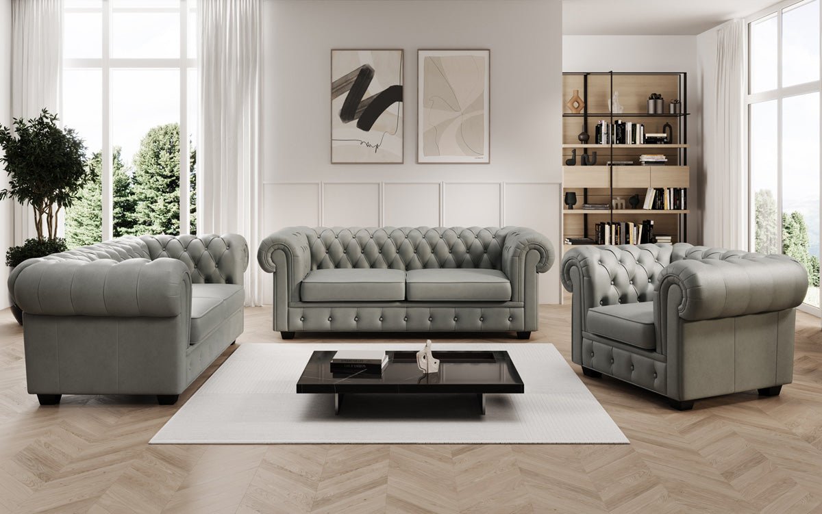 Chesterfield Royal 3+2+1 Bankstel in Echtleder