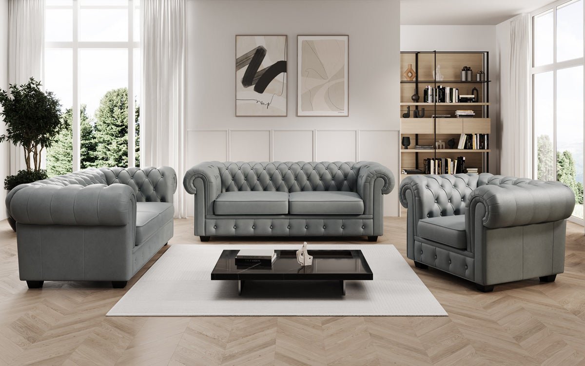 Chesterfield Royal 3+2+1 Bankstel in Echtleder