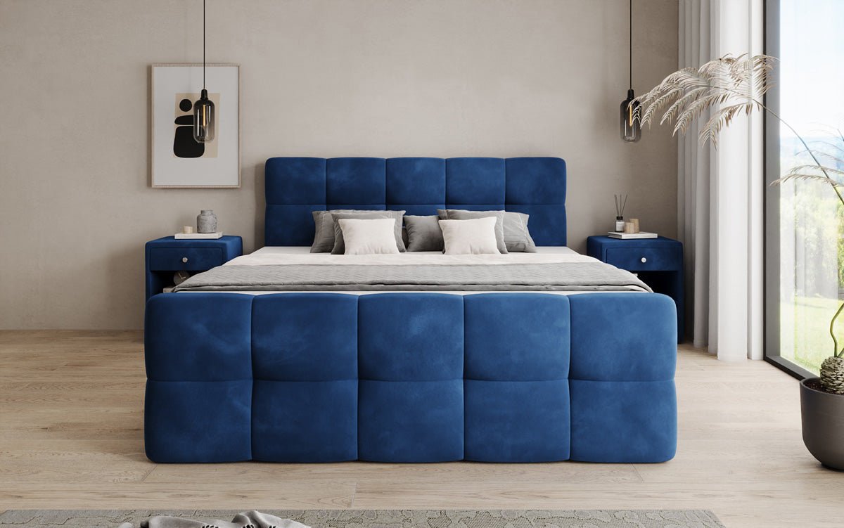 Boxspringbed Cozy Velvet met opbergruimte