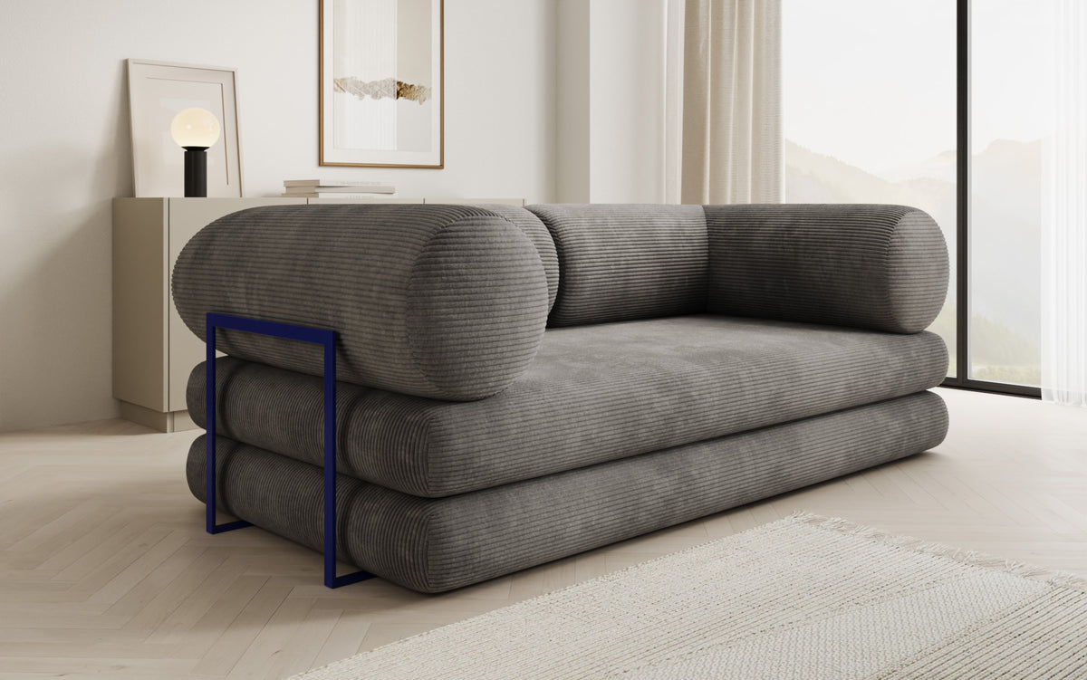 Designer Sofa Lazy Tube 3 Sitzer in Cord