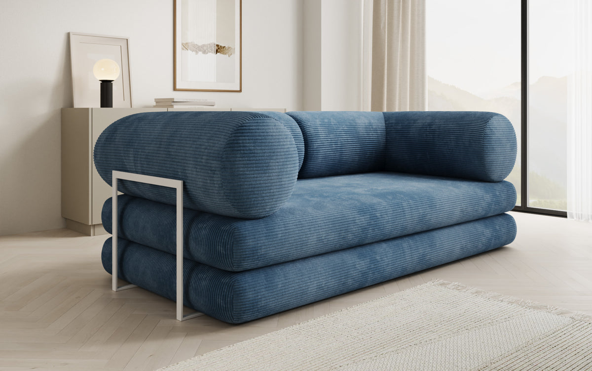 Designer Sofa Lazy Tube 3 Sitzer in Cord