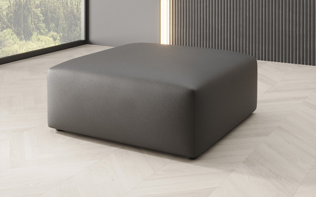 Tabouret d'appoint 80 cm Snug en cuir véritable