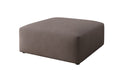Beistellhocker 80 cm Snug aus Stoff