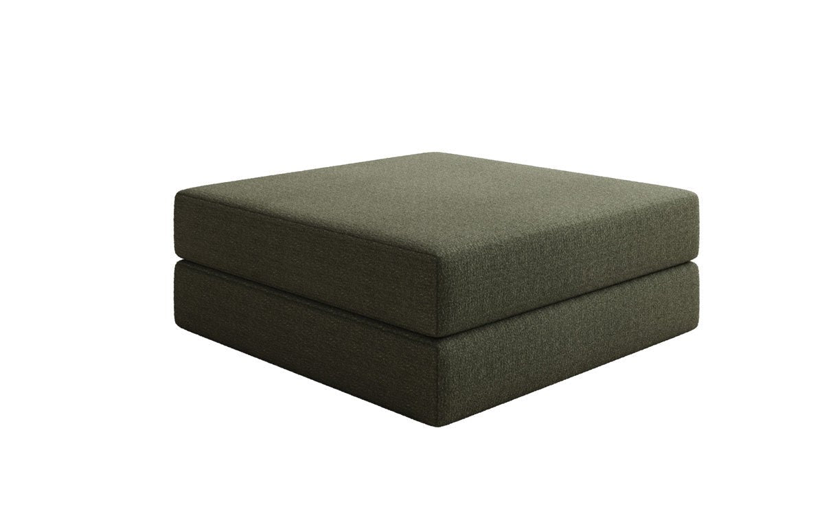 Beistellhocker Lazy in Bouclé