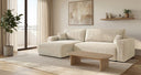 Designer Ecksofa Noma mit Schlaf- und Klappfunktion in Cord
