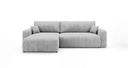 Designer Ecksofa Noma mit Schlaf- und Klappfunktion in Cord