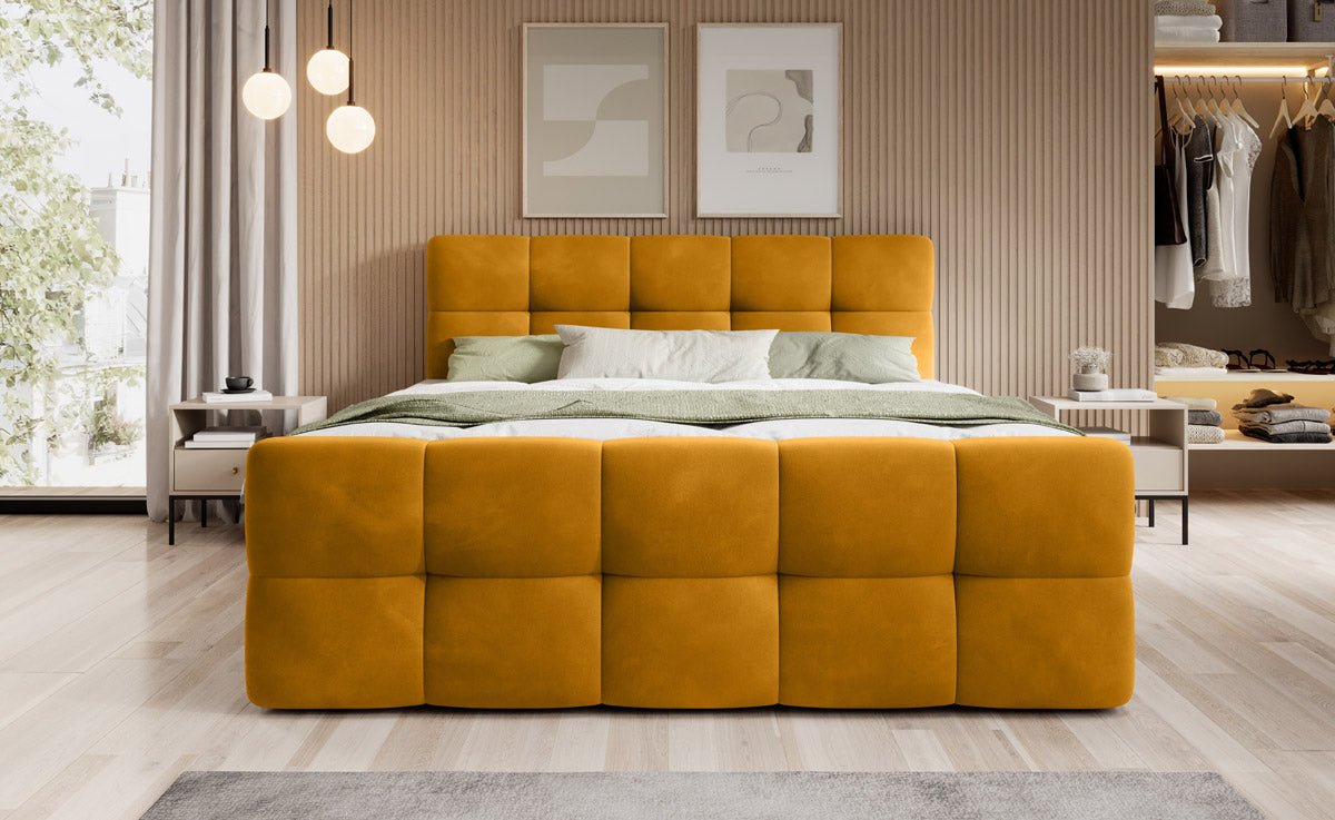 Boxspringbed Cozy Velvet met opbergruimte
