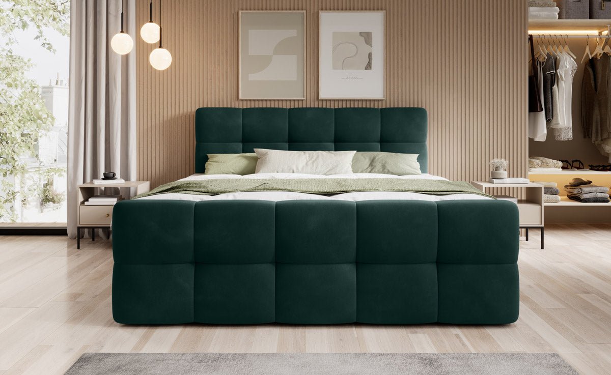 Boxspringbed Cozy Velvet met opbergruimte