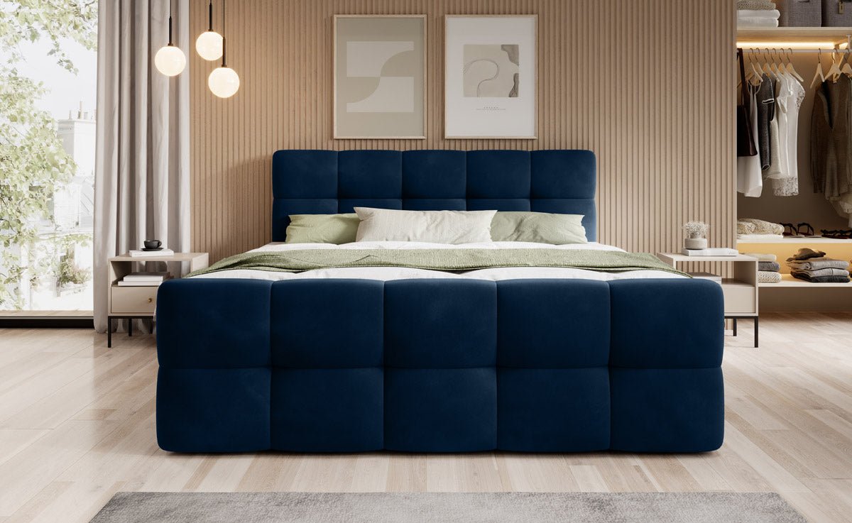 Boxspringbed Cozy Velvet met opbergruimte
