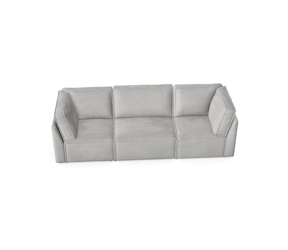 Modulair Sofa Domo - Aangepast Ontwerp Ref: ILABVW